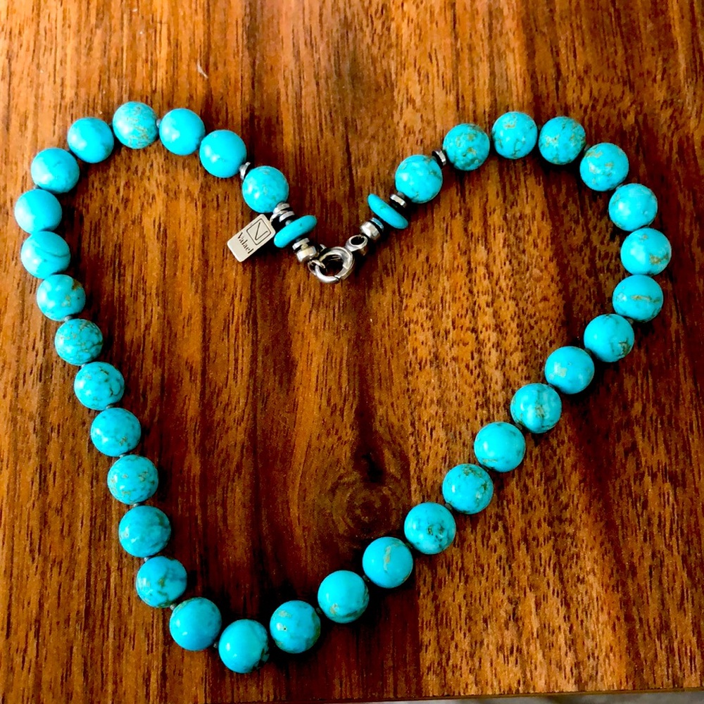 Hand made turquoise necklace